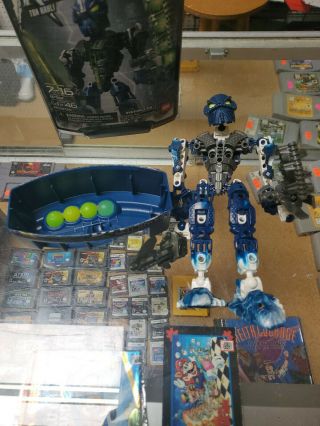 Lego Bionicle 8728 Inika Toa Hahli Missing The Four Balls And One Piece 1e