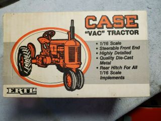 Ertl Case " Vac " Farm Tractor 1/16 Scale 632 (box Only)