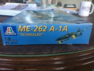 italeri ME - 262 A - 1A Jet Model 1:48 no.  2613 2