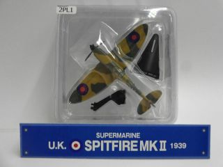 Del Prado Supermarine Uk Spitfire 1/93 Scale War Aircraft Diecast Display 1
