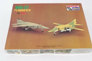 Hasegawa Minicraft Mig 27 Flogger D 1:72 Model Airplane Kit Russian Jet Fighter