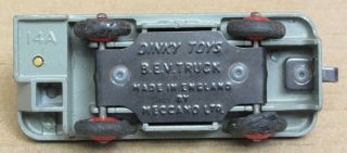 Dinky Toys/Meccano 14A B.  E.  V.  Truck (Electric Cart) GRAY 3