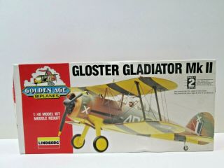 Lindberg 72561 Gloster Gladiator Mk Ii 1/48 Scale Lq - Mm