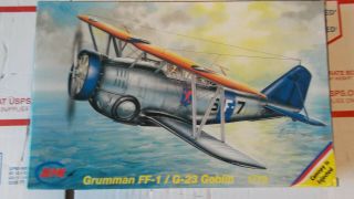 Mpm Models Orig Box Grumman Ff - 1 G - 23 Goblin Injected Canopy