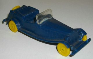 Wannatoy Dillon - Beck Blue Plastic Mg " T " Series (td?) Sports Car Roadster