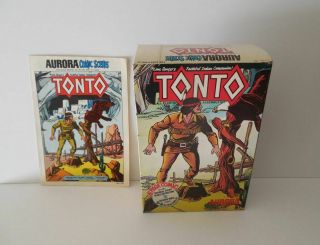Aurora Tonto Comic Scenes Model Kit Box & Instructions Only 1974