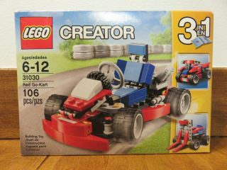 Lego Creator 3 - In - 1 31030 Red Go - Kart,  Retired