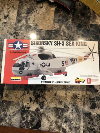 1/72 Lindberg 71140 Sikorsky Sh - 3 Sea King