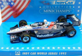 1:64 Minichamps 1993 Lola Indy 500 3 Al Unser Jr 520936403