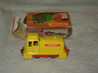 Matchbox Superfast Lesney 1978 24 Diesel Shunter,  Yellow Train Ln W/box