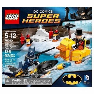 Lego Dc Comics Heroes 76010 Batman: The Penguin Faceoff Retired Rare Moc