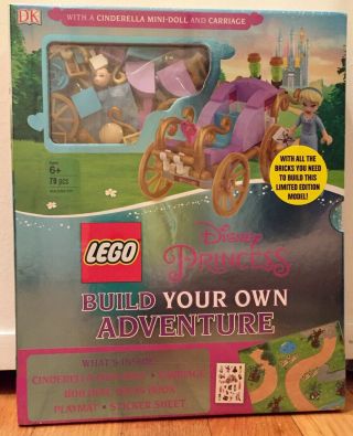 Lego Disney Princess Build Your Own Adventure Limited Edition W/cinderella Doll