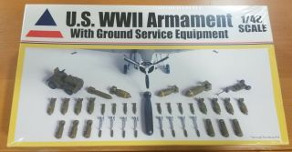 Accurate Miniatures 9900 1:48 Us Wwii Armament With Ground Service Equip