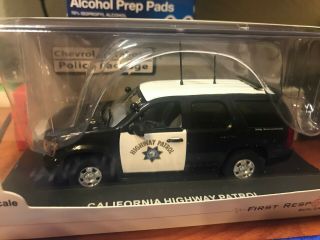 1/43 First Response California Highway Patrol Chevy Tahoe Slicktop Police Car