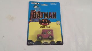 Nos Ertl Diecast Batman Joker Van 1532 1989 Dc Comics Joker Van