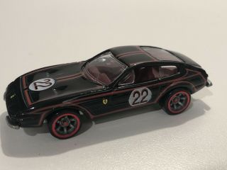 Hot Wheels 2008 Ferrari Racer 8 - 365 Gtb4 - Black 22