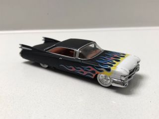 Hot Wheels 100 1959 Cadillac Coupe De Ville Black w/ flames LOOSE 2