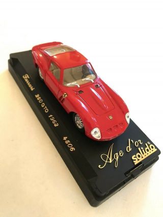 Solido Age d ' or 1963 Ferrari 250 GTO 4506 Red,  1:43 Scale Die - Cast Car,  Auto 2