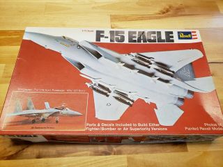1/772 F - 15 Eagle Vintage Revell Plastic Model Kit H - 254