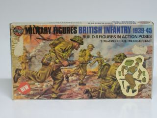 Airfix 1:32 54mm Multipose British Infantry Ww2 Wargame 1939 - 45