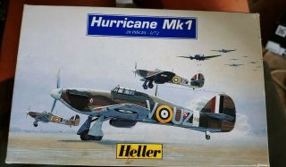 Heller 269 1/72 Hawker Hurricane Mk Iic Plastic Model Kit Niob