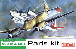 Fine Molds 1/72 Messerschmitt Me.  410 - Parts Kit