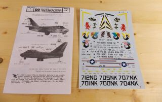 Micro Scale 72 - 209 West Coast S3 - A 1/72 Aircraft Model Decals