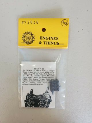 1/72 Engines & Things Liberty V - 12