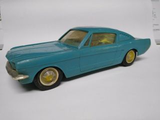 Vintage 1965 Ford Mustang Fastback Dealer Car Model Toy Auto Advertising