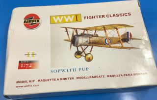 Airfix Ww1 Fighter Classics " British " Sopwith Pup 1/72 Scale Model