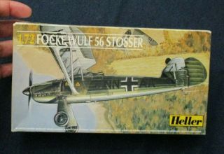 Heller 1/72 Scale Kit 80238 Focke Wulf 56 Stosser Complete With No Assembly
