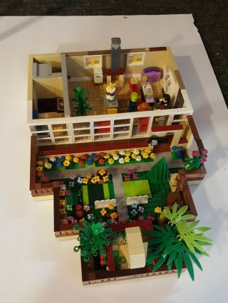 Lego Custom Built One Of A Kind Lego House,  Minifigs City Town