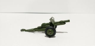 Vtg Dinky Toys Meccano Ltd.  England 5.  5 Medium Gun 692 Army Military Die Cast