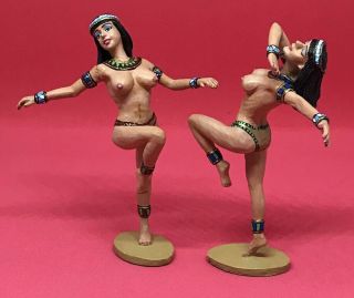 King & Country 54mm Ancient Egypt Dancing Girls (retired) Ae023 - (fw0 99)