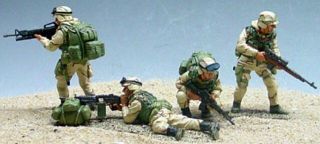 King & Country Special Forces Iraq Afghanistan Sf04 U.  S.  Marines In Action Mib