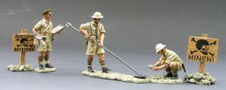 King & Country British 8th Army Ea013 The Mine Sweepers Mib