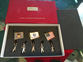 W.  Britain 10034 Us Military Academy,  West Point Cadet Color Guard W/ Box