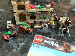 Lego 7571 Prince Of Persia The Fight For The Dagger - Retired,  Manuals,  Minifigs