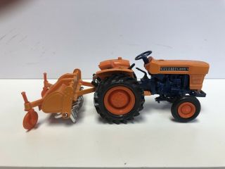 Kubota L 245 Tractor & Rotary Tiller Set 1/23