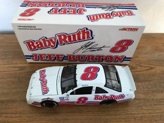 1990 Jeff Burton 8 Baby Ruth Nascar Busch Series 1/24 Cw Bank Diecast