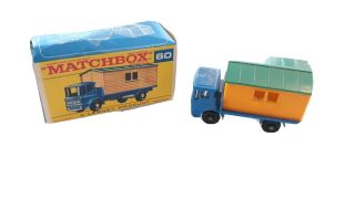 Vintage " Matchbox Series No.  60 Site Hut Truck Made In England