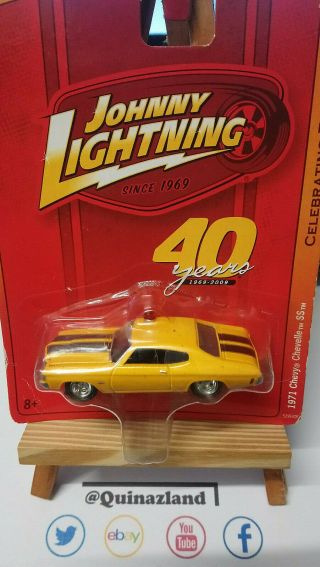 Johnny Lightning 40 Years 1971 Chevy Chevelle Ss (cp08)