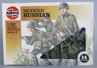 Airfix Boxed 1/32 Scale Modern Russian Infantry Figures Cb3