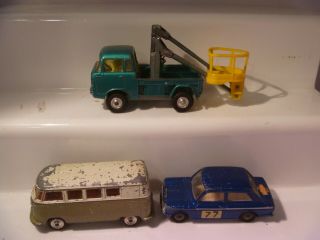 Vintage Diecast Corgi Toys Splitscreen Vw Volkswagen Bus Hillman Imp Fc Jeep