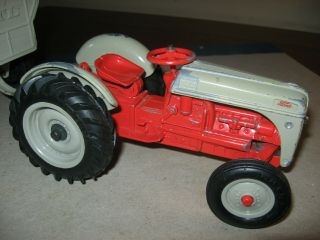 Ertl Die Cast Ford 8N Tractor & Flare Box Wagon Made In USA 3