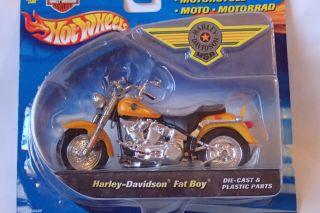 Moto Harley Davidson Fat Boy 1/18 Hot Wheels / Mattel