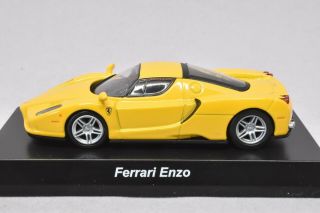 0284 Kyosho 1/64 Ferrari 7 Neo Enzo Yellow No - Box With Tracking Number