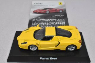 0284 Kyosho 1/64 Ferrari 7 NEO Enzo Yellow No - Box With Tracking Number 3