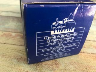 Voiture Miniature Le Bolide de Bobby Smiles Tintin en Amérique au 1/43 3