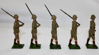 Britains Toy Lead Soldiers BRITISH INFANTRY IN TROPICAL SERVICE DRESS 1294 2